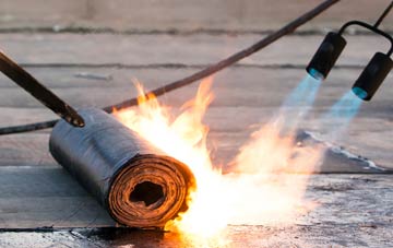 Lower Row asphalt flat roofing repairs