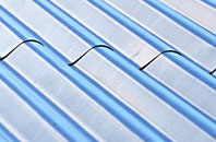 Lower Row corrugated roofing