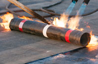 Lower Row flat roof sealing